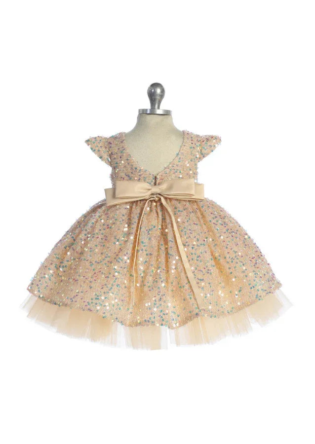 Celeste Dress Gold - Lillifara