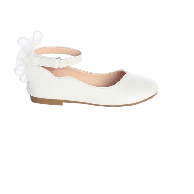 Ankle Strap Bow Ballet Flats