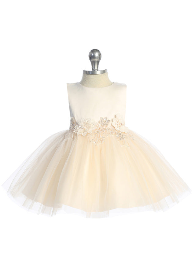 champagne baby birthday dress