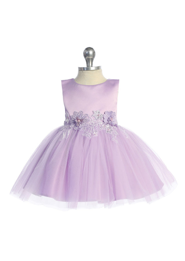 lavender baby birthday dress