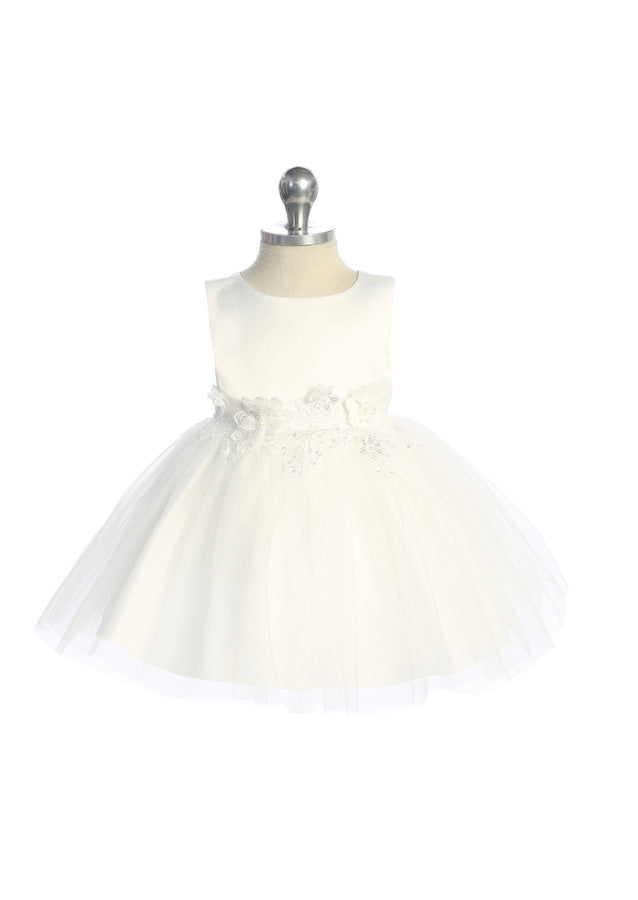 ivory baby birthday dress